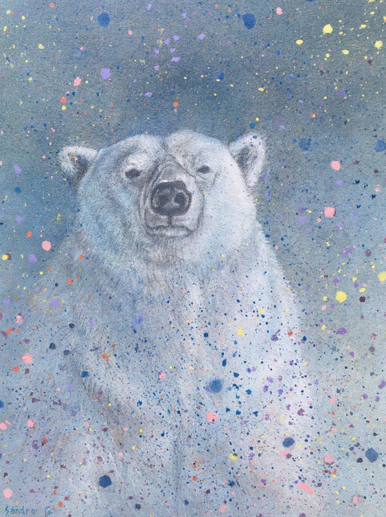 Polar bear artwork